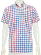 Camisa Izod Mangas Cortas Cuadros P/ Caballeros by Izod