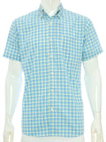 Camisa Izod Mangas Cortas Cuadros P/ Caballeros by Izod