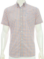 Camisa Izod Mangas Cortas Cuadros P/ Caballeros by Izod