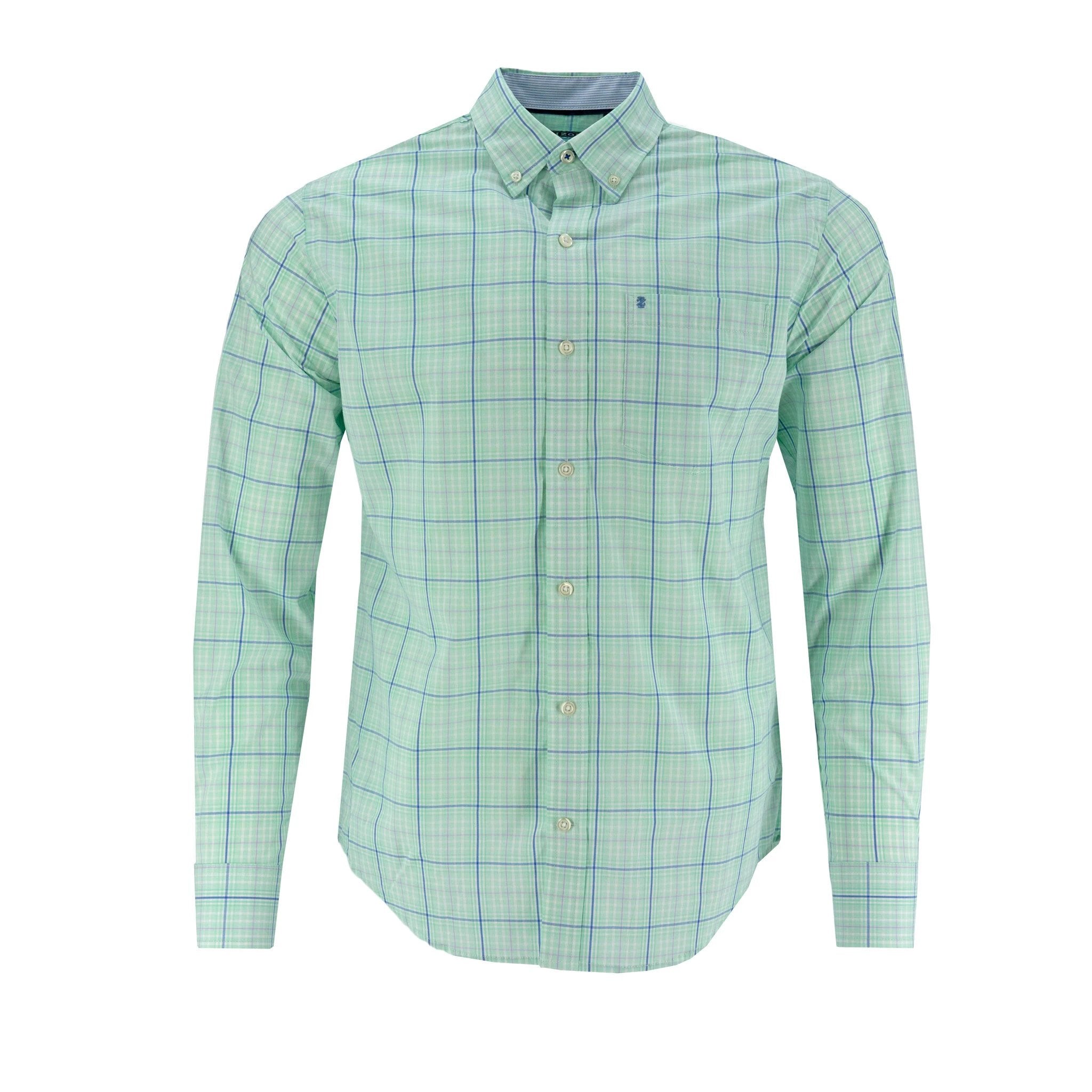 Camisa Izod Mangas Largas Cuadros Para Caballeros by Izod