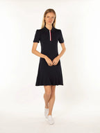 Vestido Tommy Hilfiger Mangas Cortas Liso Para Damas by Tommy Hilfiger