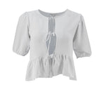 Blusa Jolie & Joy Mangas Cortas Lisa Para Damas by Jolie & Joy