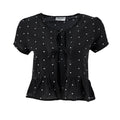 Blusa Jolie & Joy Mangas Cortas Puntos Para Damas by Jolie & Joy