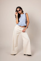 JEANS WIDE LEG T-M 7434 ONE.