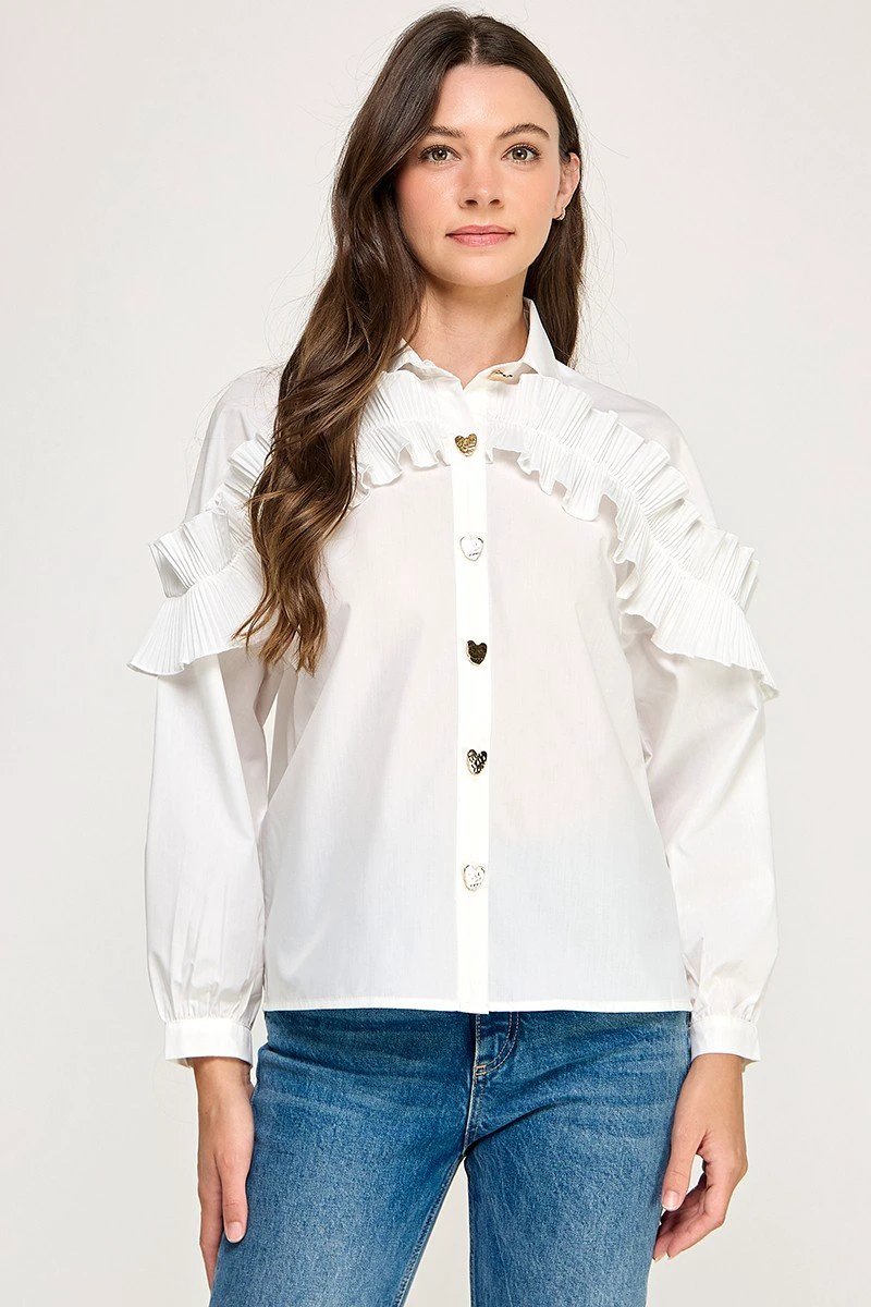 Blusa Pastel Desing Mangas Largas Lisa Para Damas by Pastel Desing