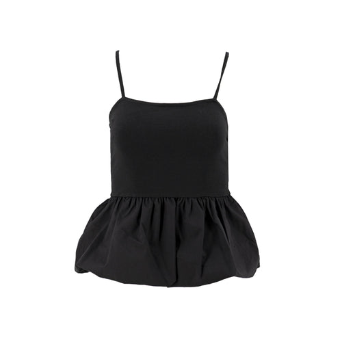 Blusa Madden Girl Tiros Lisa Globo para Damas