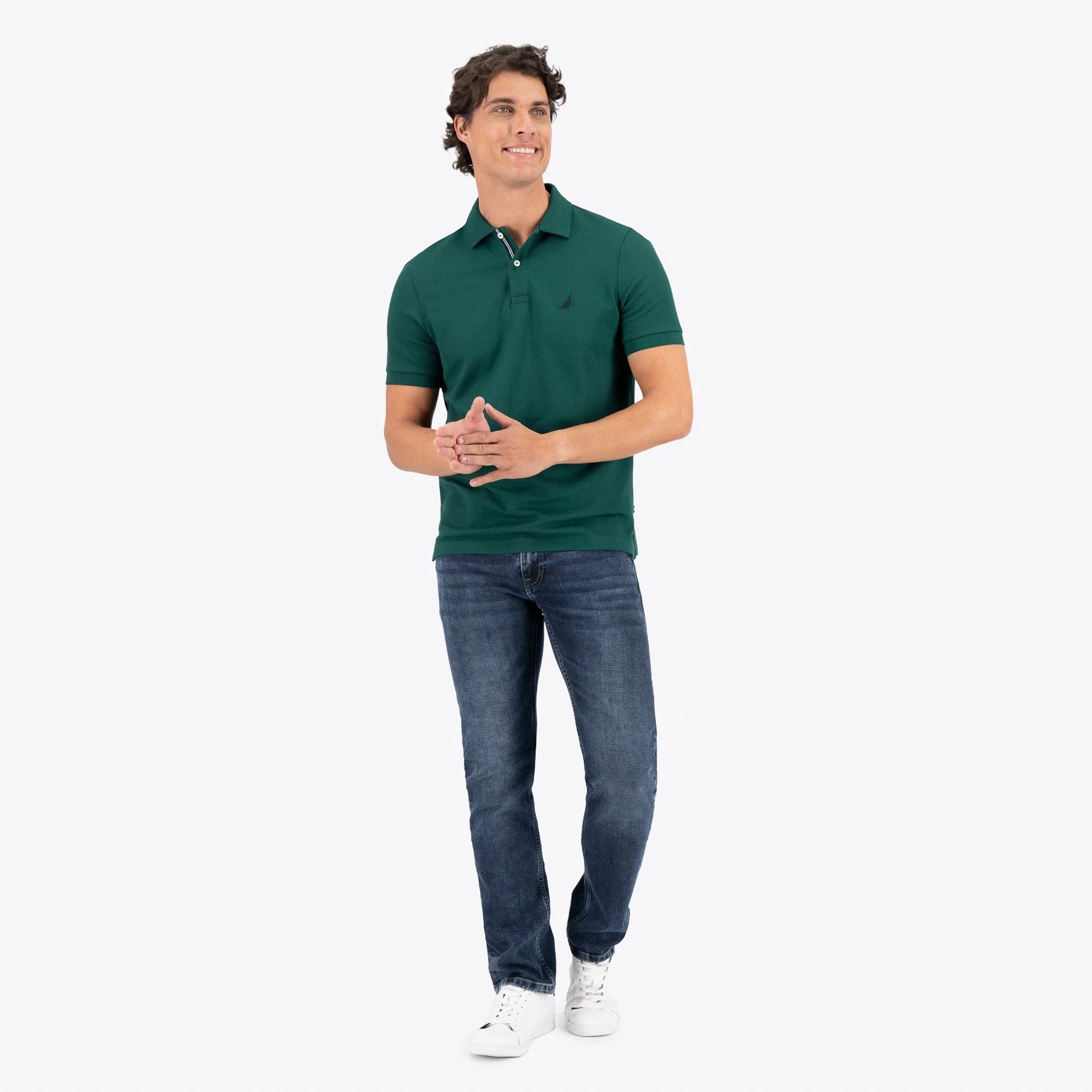 Poloshirt Nautica Mangas Cortas Liso Para Caballeros by Nautica