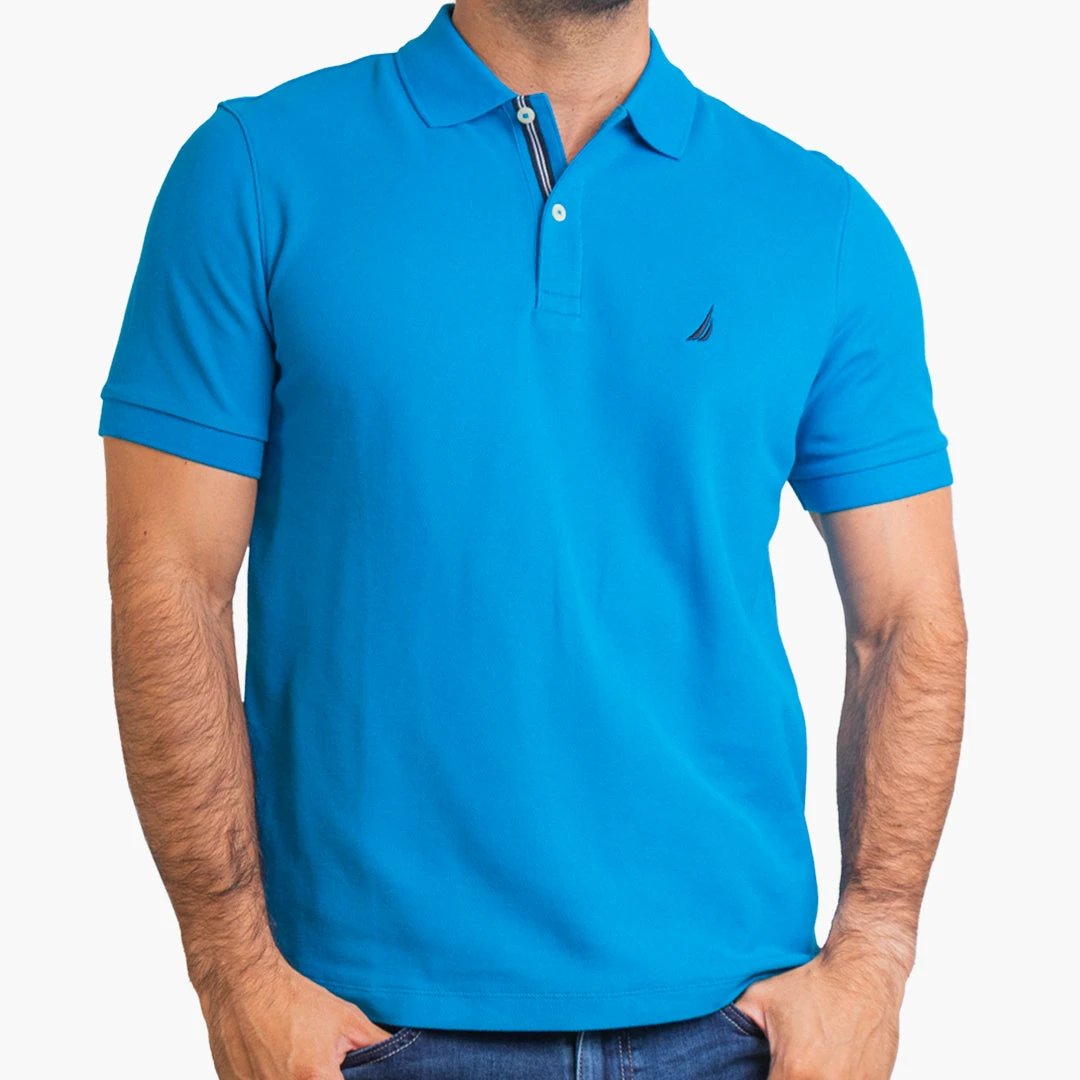 Poloshirt Nautica Mangas Cortas Liso Para Caballeros by Nautica