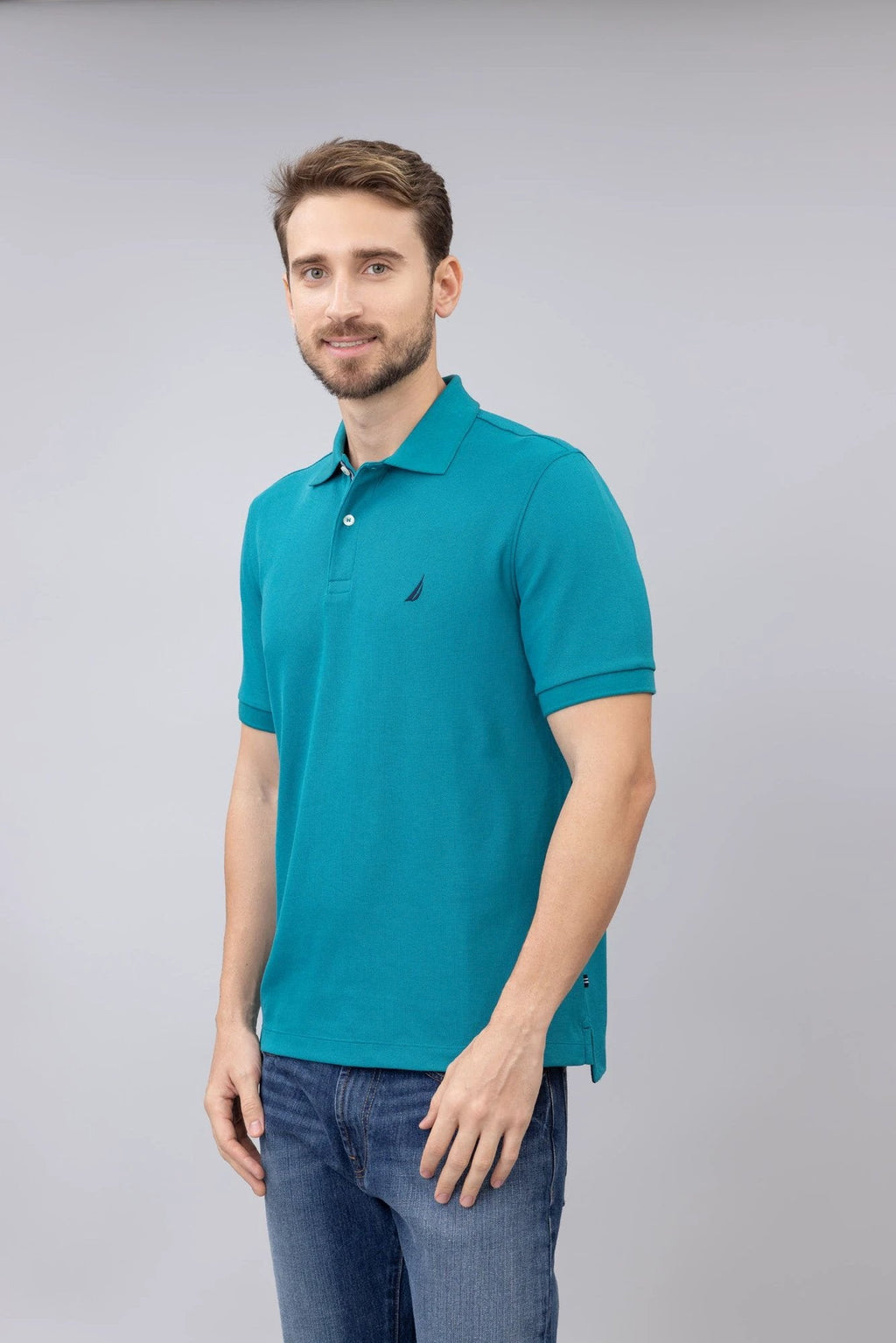 Poloshirt Nautica Mangas Cortas Liso Para Caballeros by Nautica