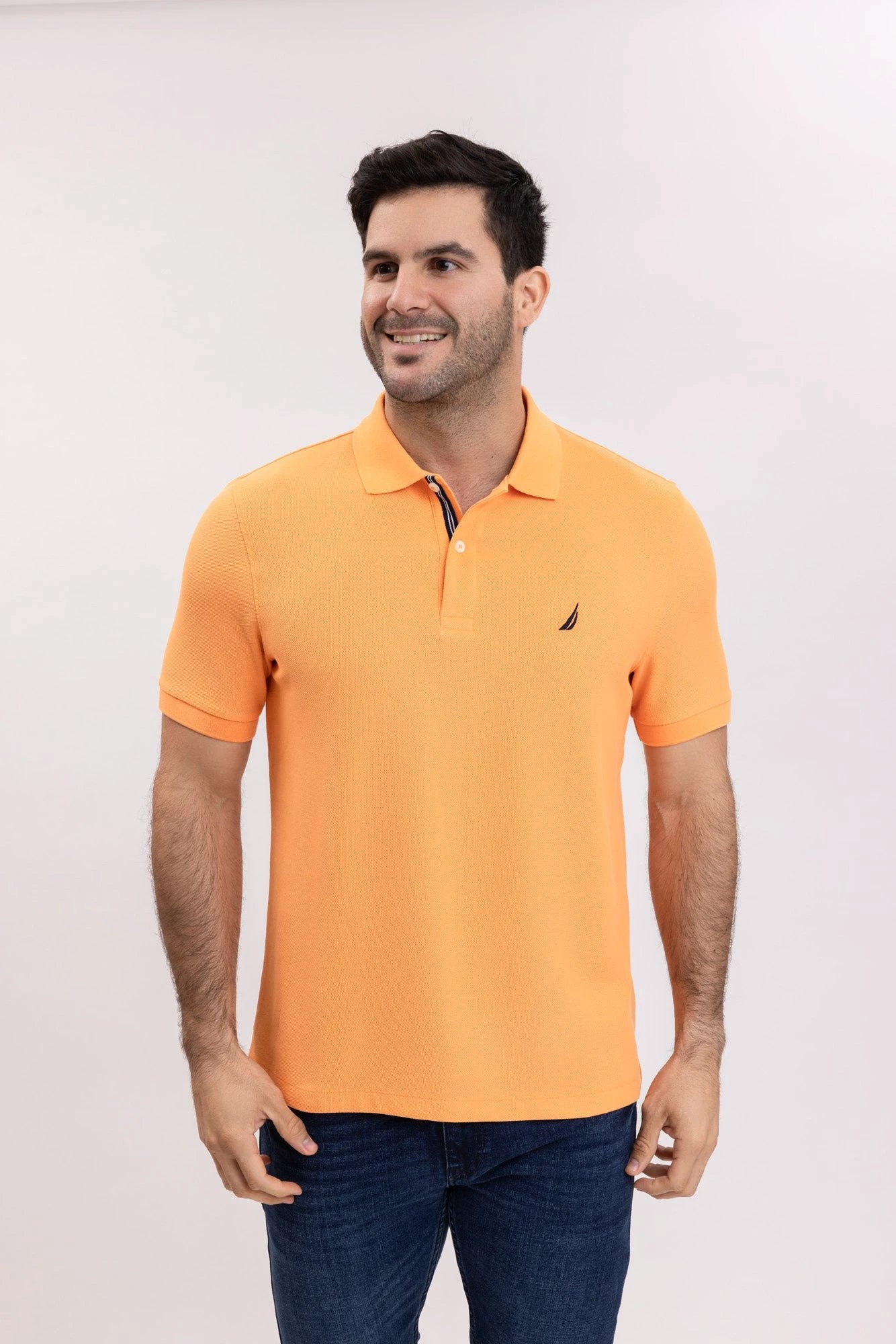 Poloshirt Nautica Mangas Cortas Liso Para Caballeros by Nautica