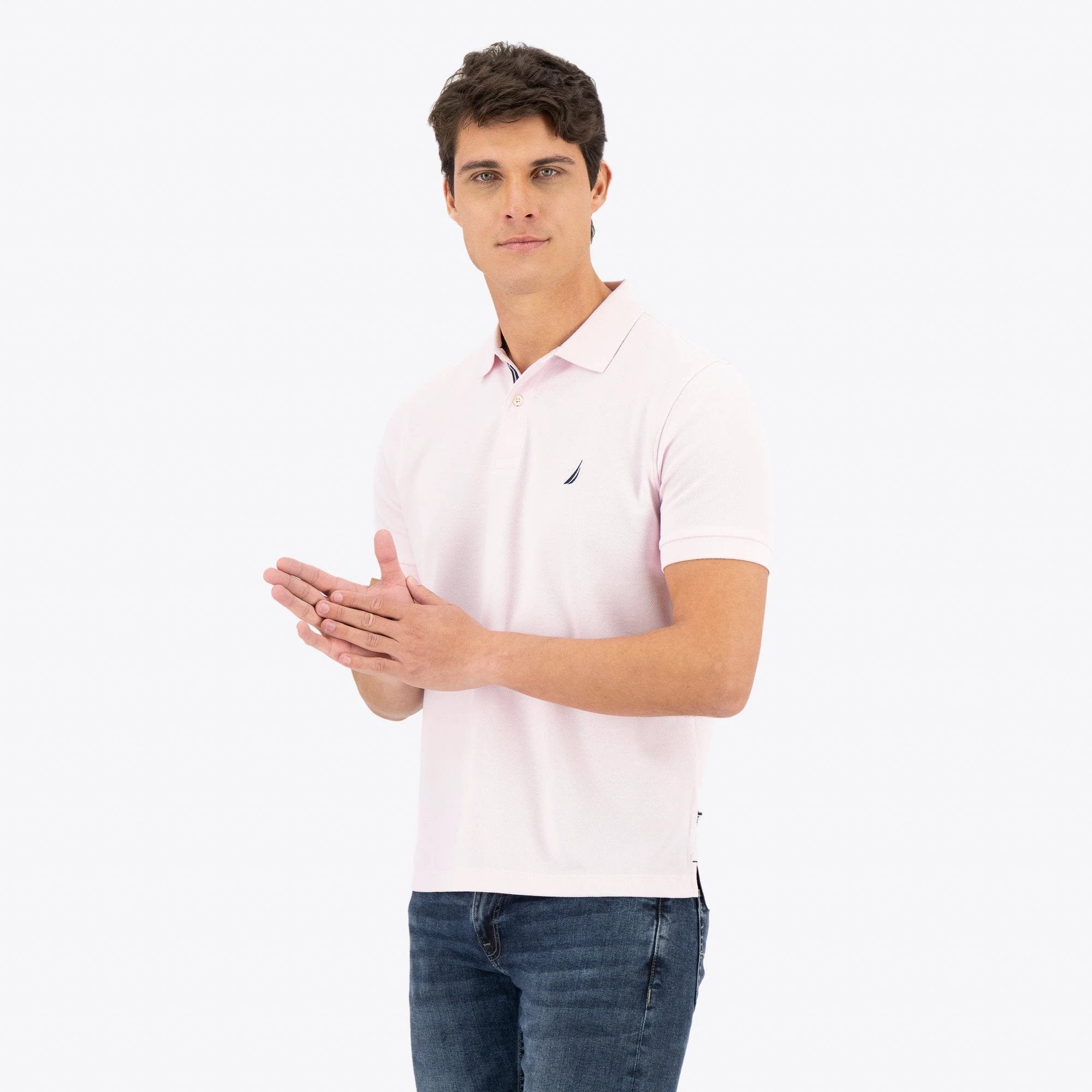 Poloshirt Nautica Mangas Cortas Liso Para Caballeros by Nautica