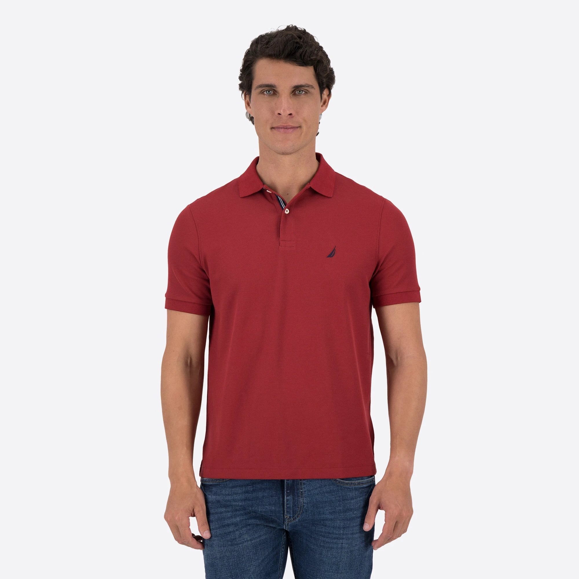 Poloshirt Nautica Mangas Cortas Liso Para Caballeros by Nautica