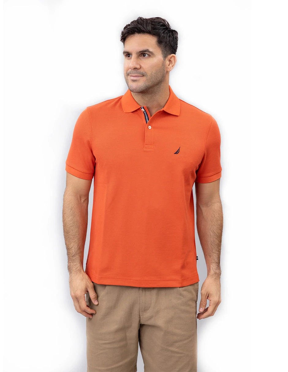 Poloshirt Nautica Mangas Cortas Liso Para Caballeros by Nautica