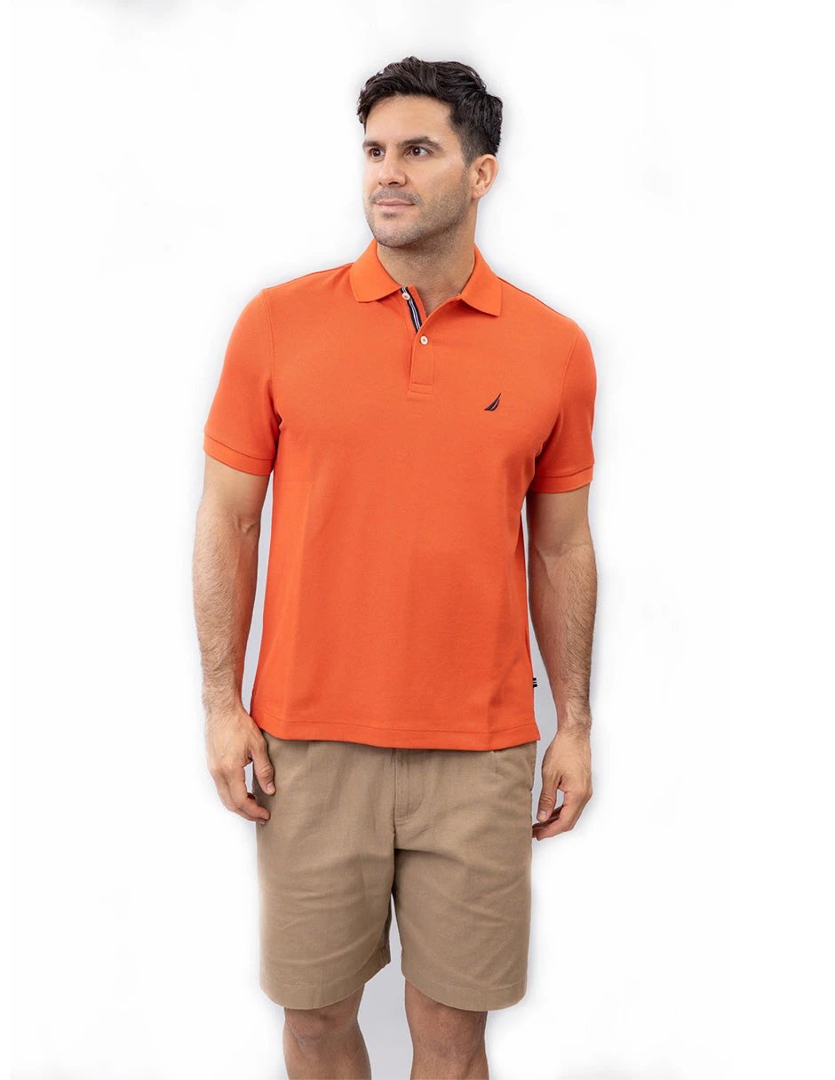 Poloshirt Nautica Mangas Cortas Liso Para Caballeros by Nautica