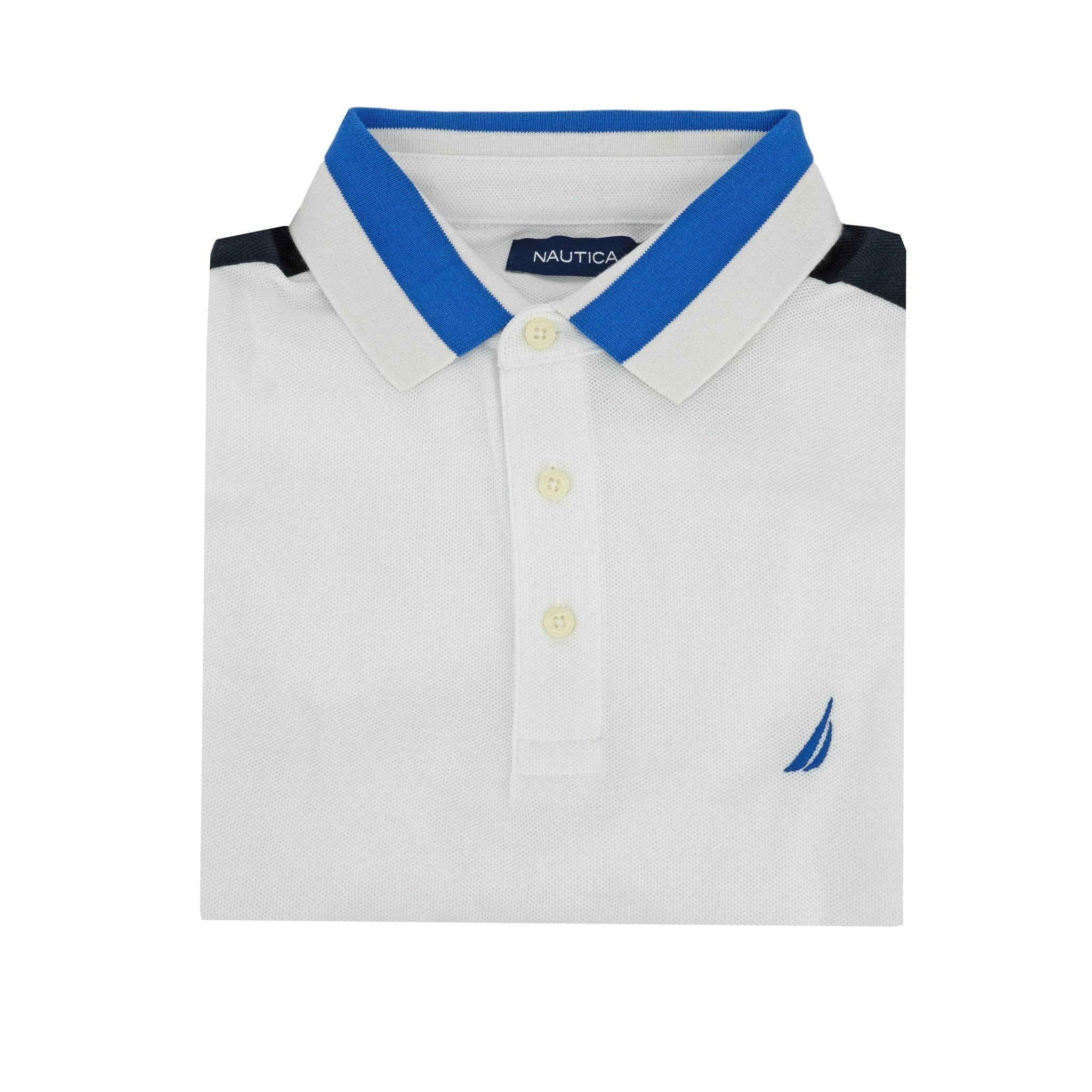 Poloshirt Nautica Mangas Cortas Liso P/ Caballeros by Nautica
