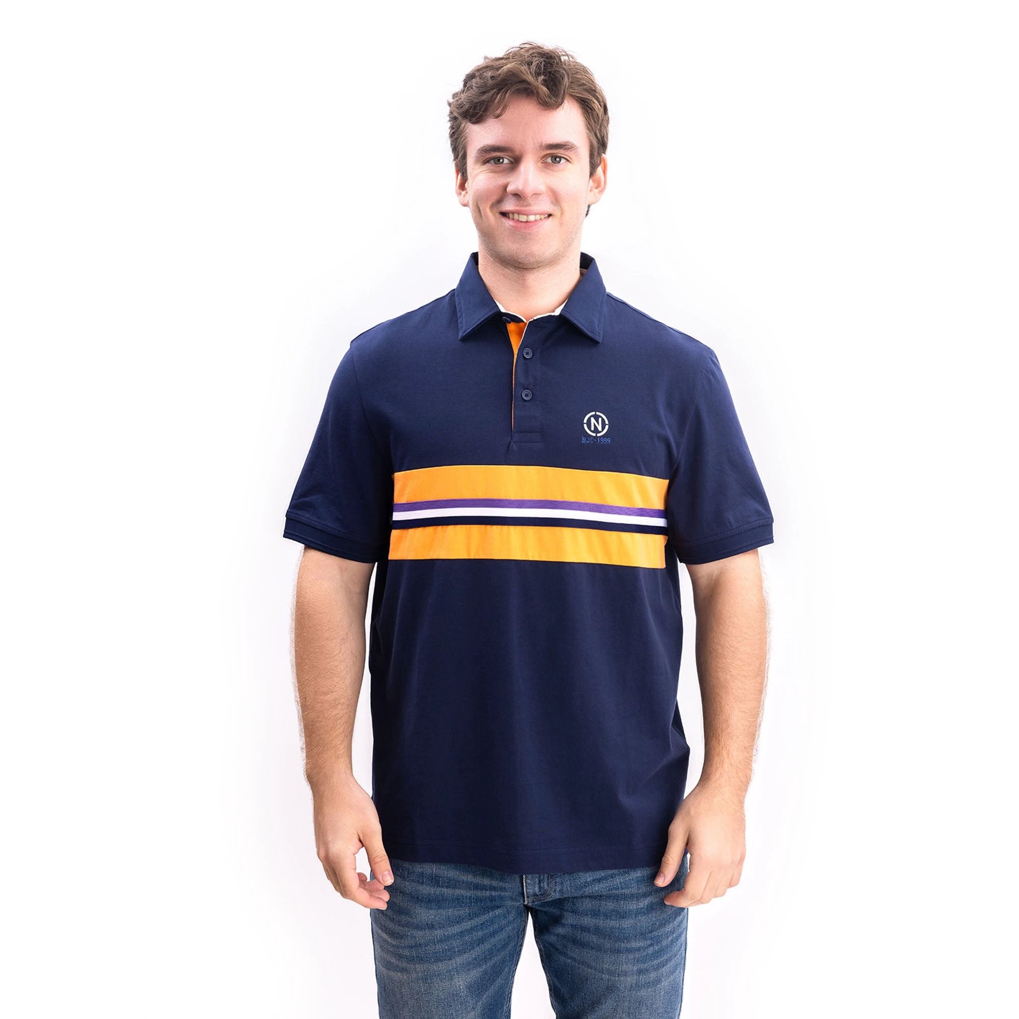 Poloshirt Nautica Mangas Cortas Rayas Para Caballeros by Nautica