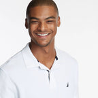 Poloshirt Nautica Mangas Corta Liso P/ Caballeros K41050-1BW by Nautica