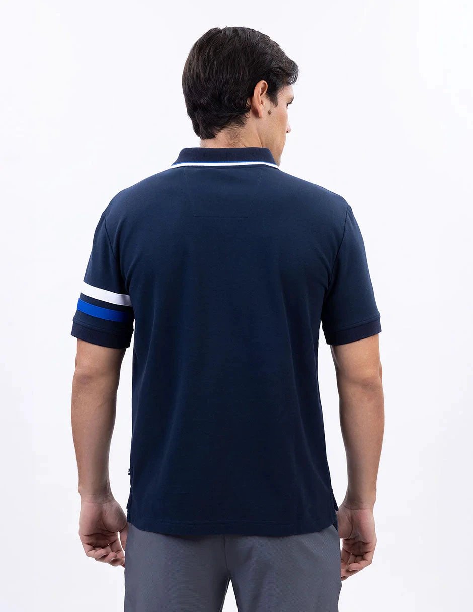 Poloshirt Nautica Mangas Cortas Liso Para Caballeros by Nautica