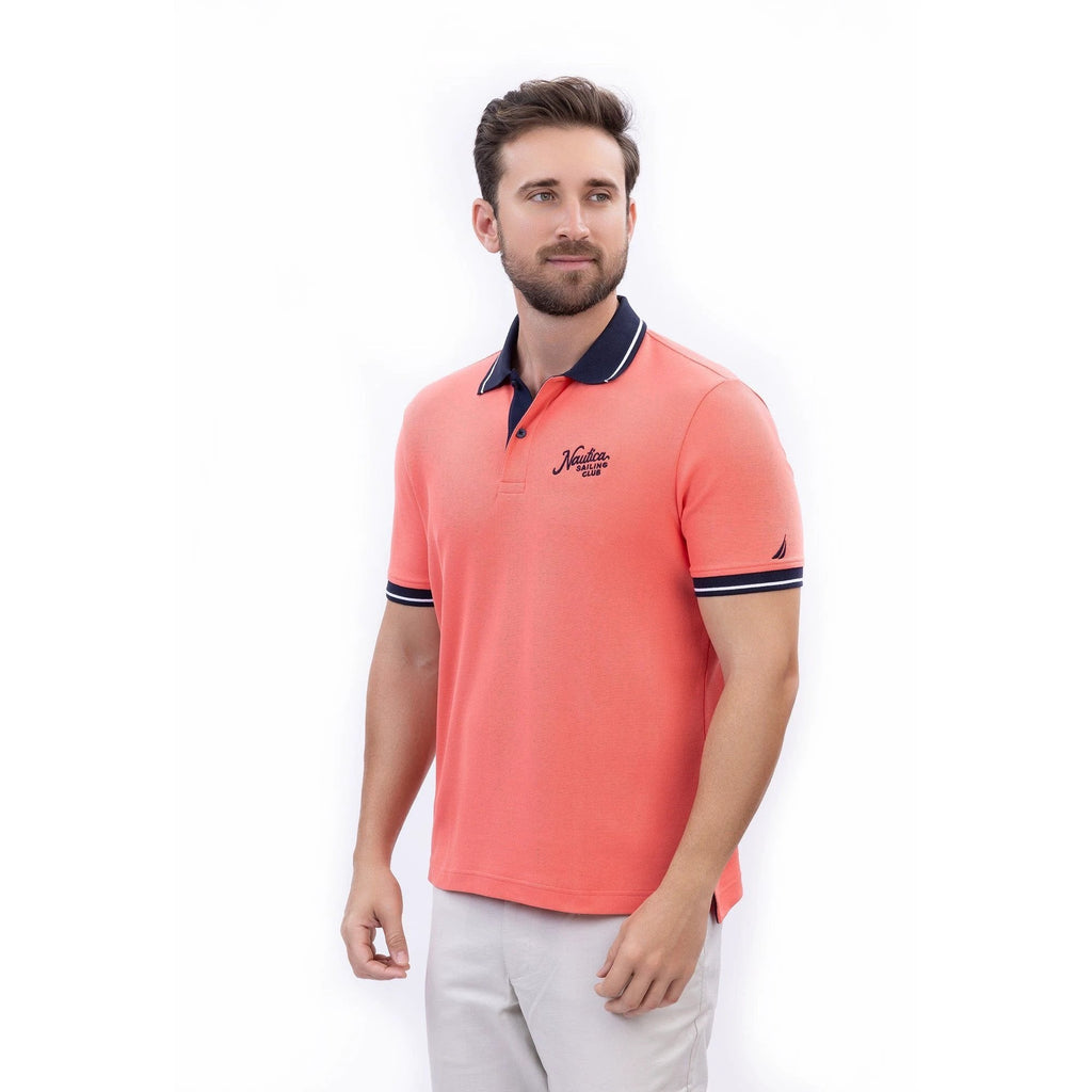 Poloshirt Nautica Mangas Cortas Liso Para Caballeros by Nautica