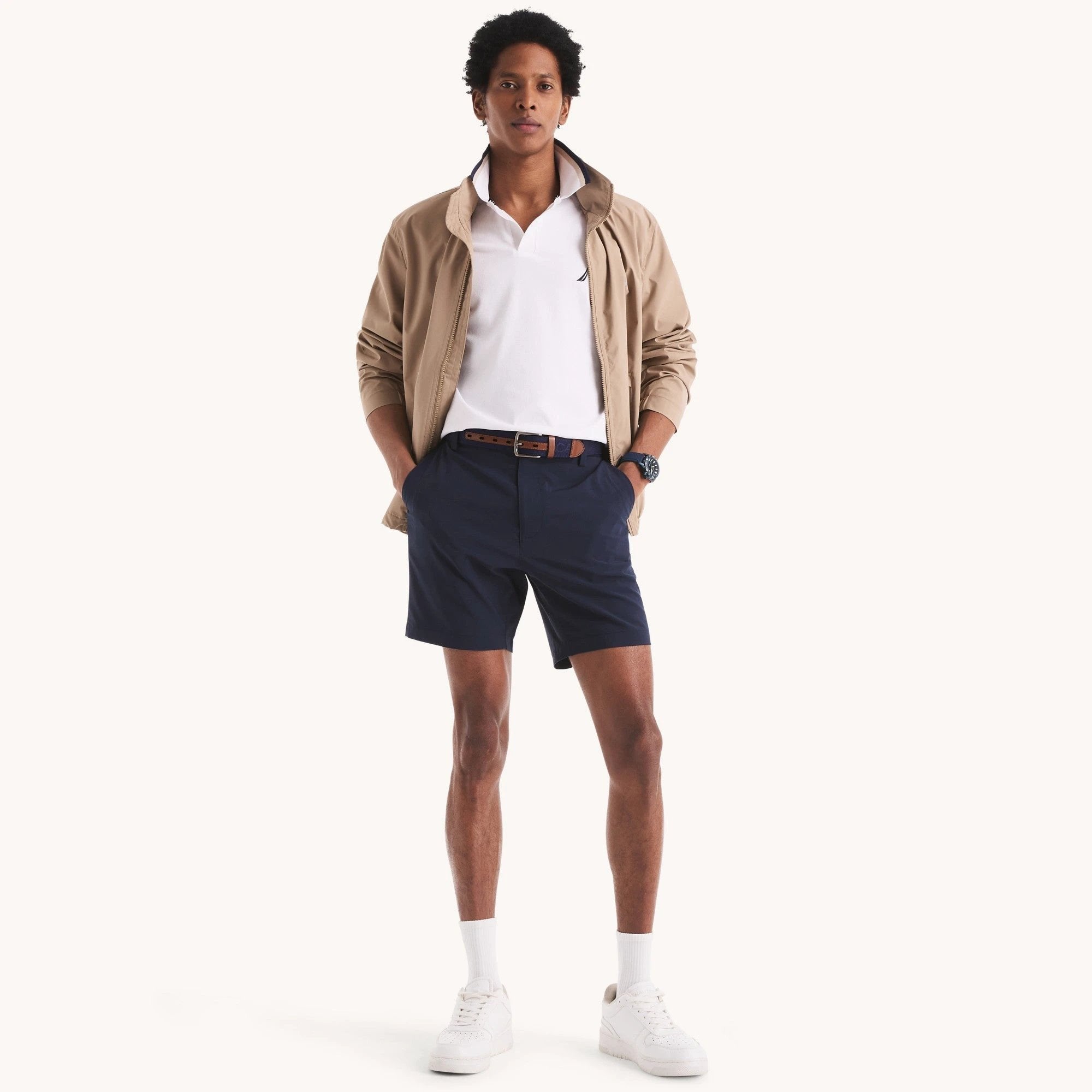 Poloshirt Nautica Mangas Cortas Liso Para Caballeros by Nautica