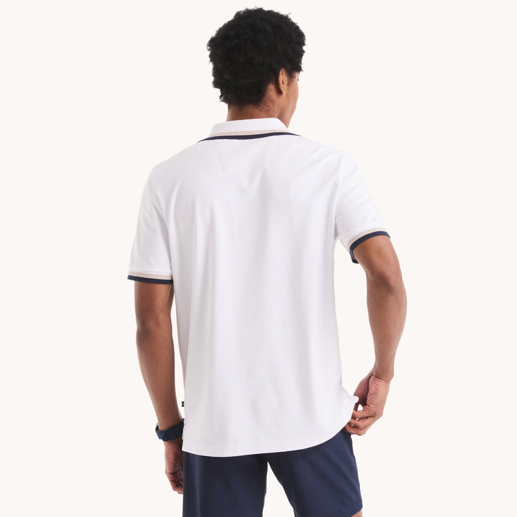 Poloshirt Nautica Mangas Cortas Liso Para Caballeros by Nautica