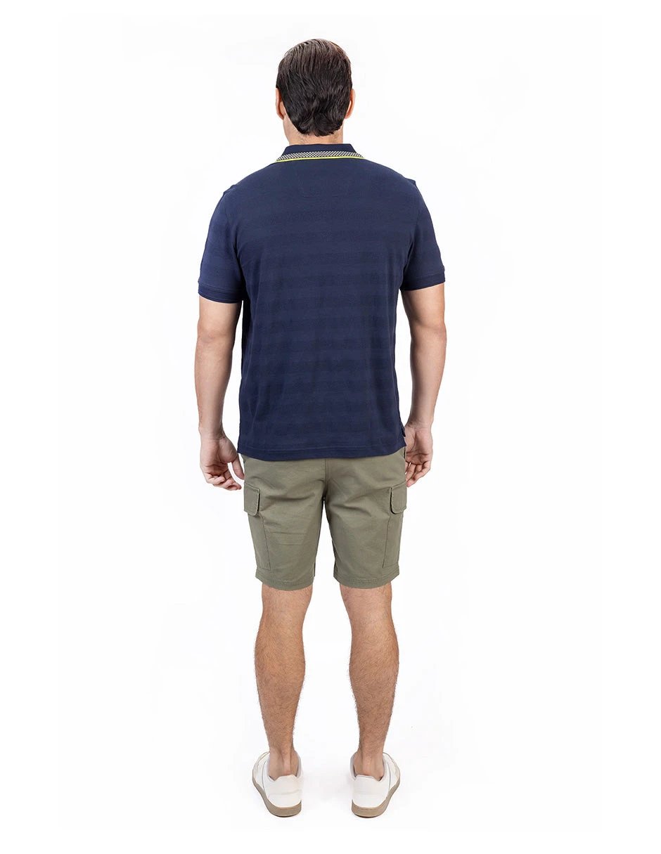 Poloshirt Nautica Mangas Cortas Liso Para Caballeros by Nautica