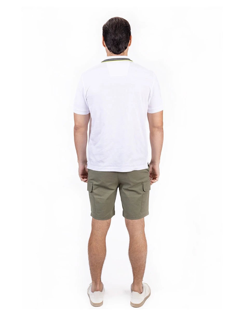 Poloshirt Nautica Mangas Cortas Liso Para Caballeros by Nautica