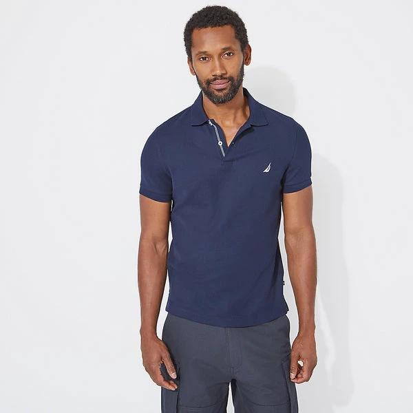 Poloshirt Nautica Mangas Cortas Liso P/ Caballeros K71006-6NR by Nautica