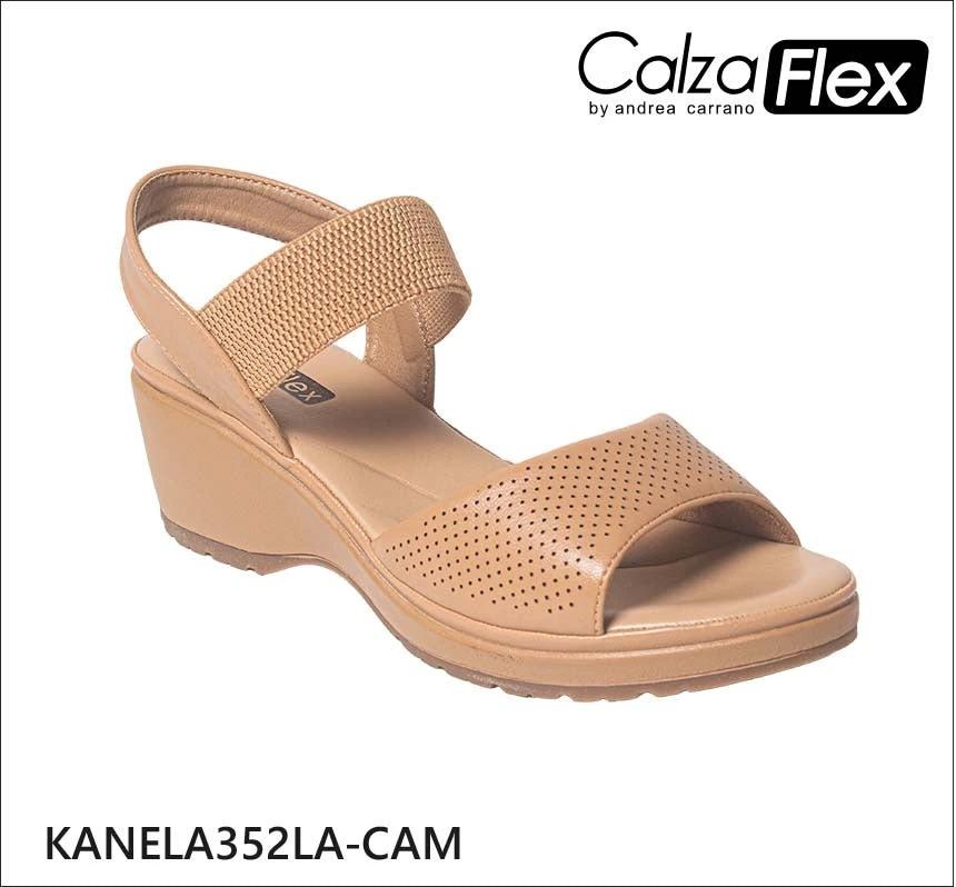 Sandalias Calzaflex Kanela Para Damas by Calzaflex