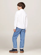 Camisa Tommy Hilfiger Mangas Largas Lisa Para Niños by Tommy Hilfiger