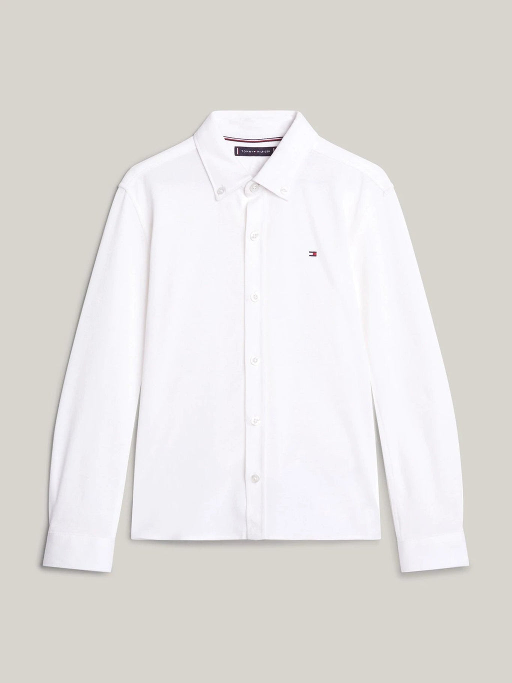Camisa Tommy Hilfiger Mangas Largas Lisa Para Niños by Tommy Hilfiger