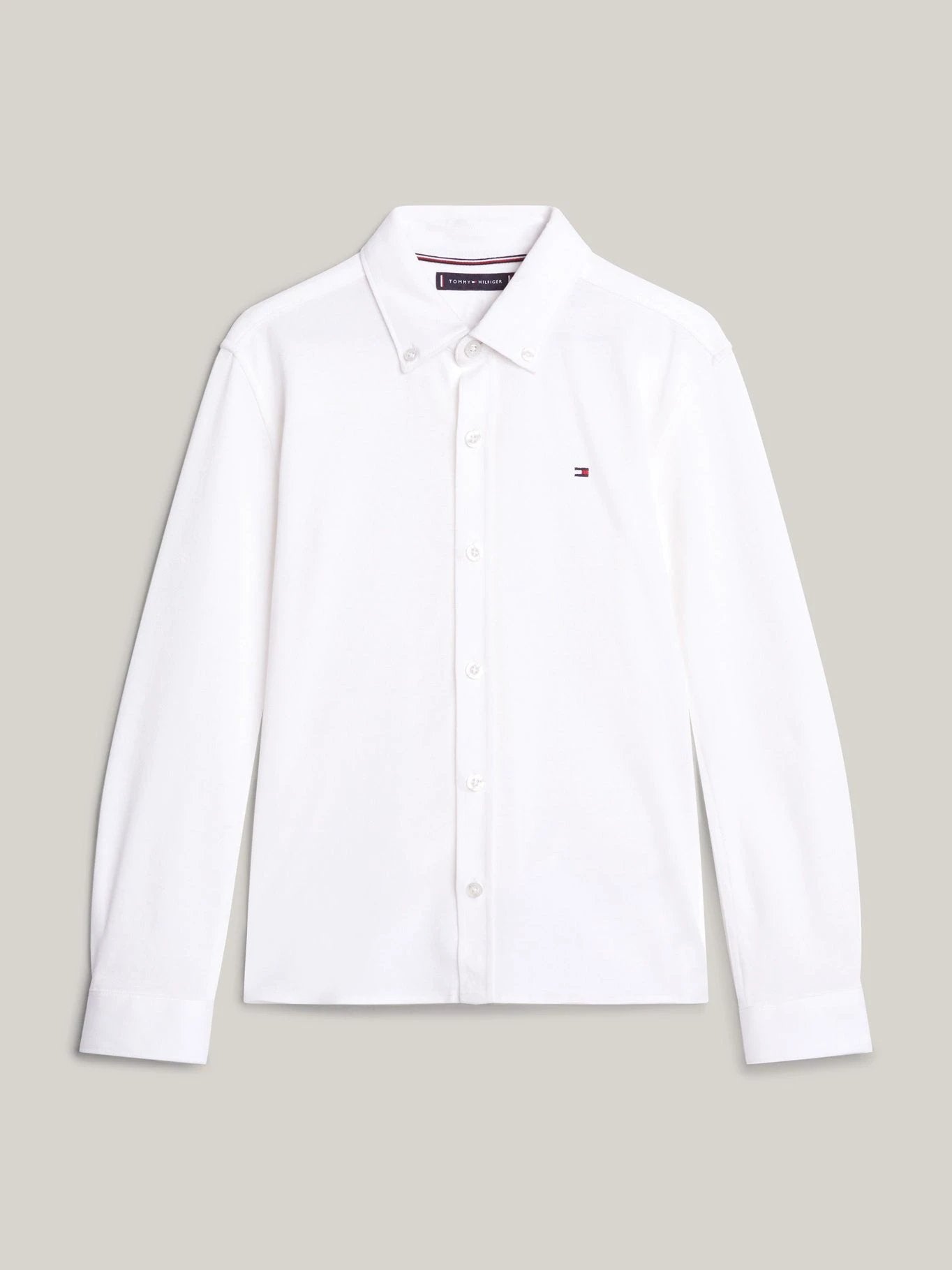 Camisa Tommy Hilfiger Mangas Largas Lisa Para Niños by Tommy Hilfiger