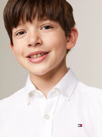 Camisa Tommy Hilfiger Mangas Largas Lisa Para Niños by Tommy Hilfiger