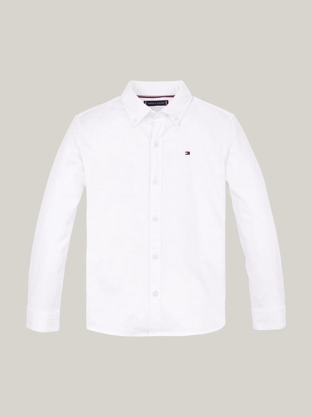 Camisa Tommy Hilfiger Mangas Largas Lisa Para Niños by Tommy Hilfiger