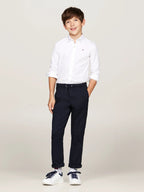 Camisa Tommy Hilfiger Mangas Largas Lisa Para Niños by Tommy Hilfiger