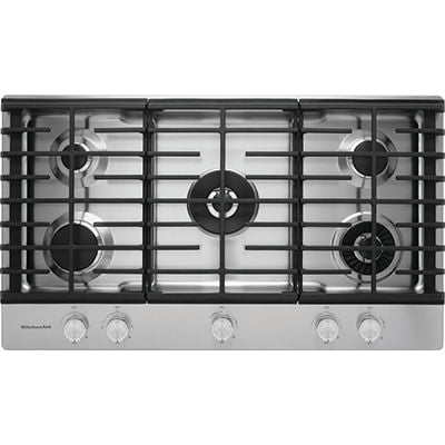 ESTUFA TOPE 36'' 5 HORNILLAS KITCHEN AID