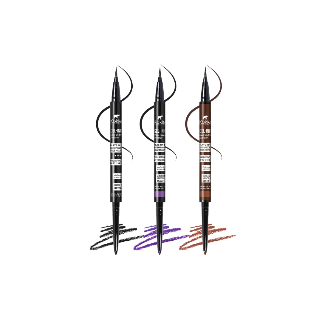 Kokie Gel-Ink Dual Ended Liner Matte Black 260