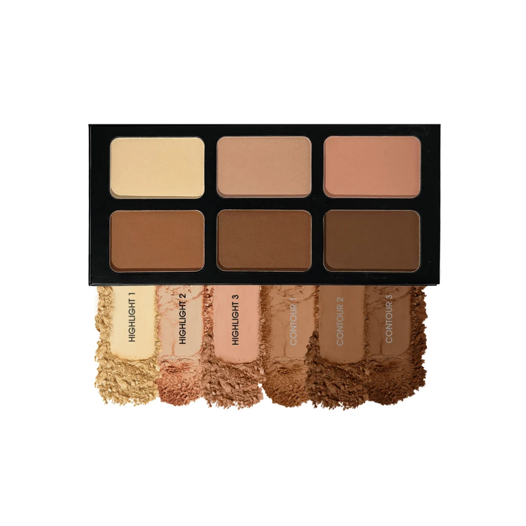 Kokie Powder Contour Palette Deep/Dark 863
