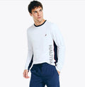 Camiseta Nautica Mangas Largas Combinado P/ Caballeros by Nautica
