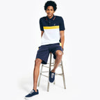 Poloshirt Nautica Mangas Cortas Combinado P/ Caballeros KR3607 by Nautica