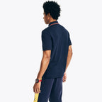 Poloshirt Nautica Mangas Cortas Combinado P/ Caballeros KR3607 by Nautica