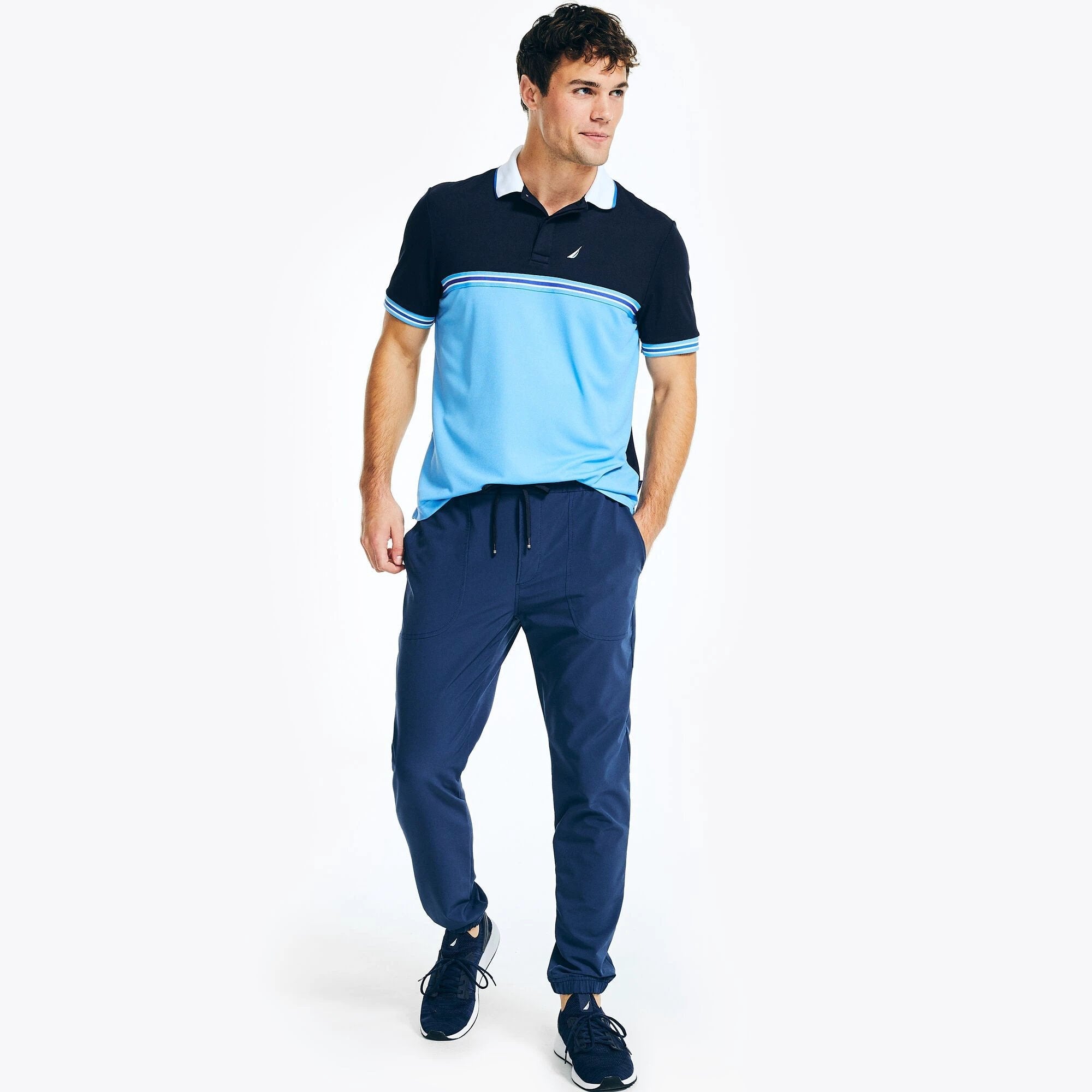 Poloshirt Nautica Mangas Cortas Combinado Para Caballeros by Nautica