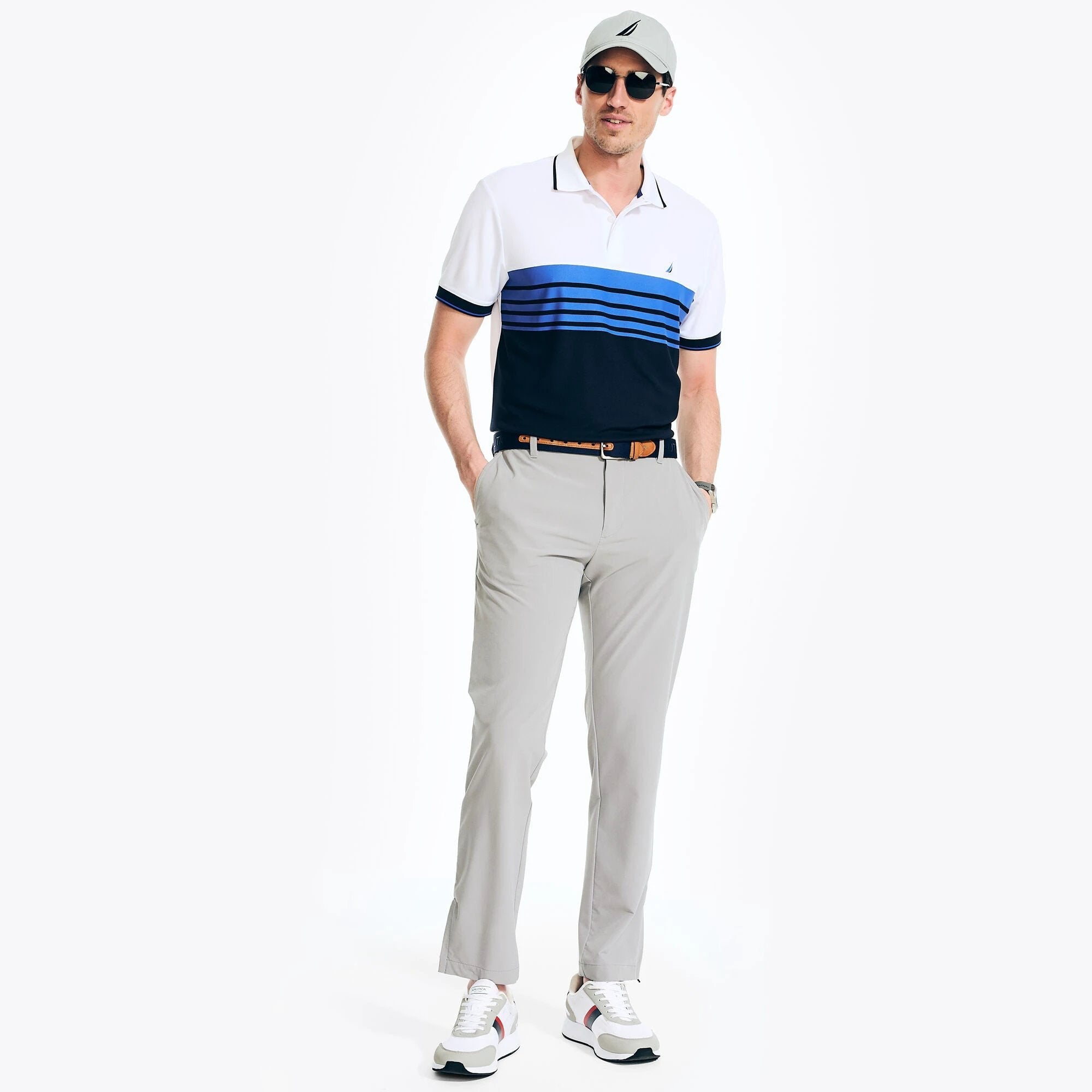 Poloshirt Nautica Mangas Cortas Rayas Para Caballeros by Nautica