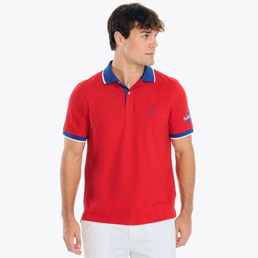 Poloshirt Nautica Mangas Cortas Liso Para Caballeros by Nautica