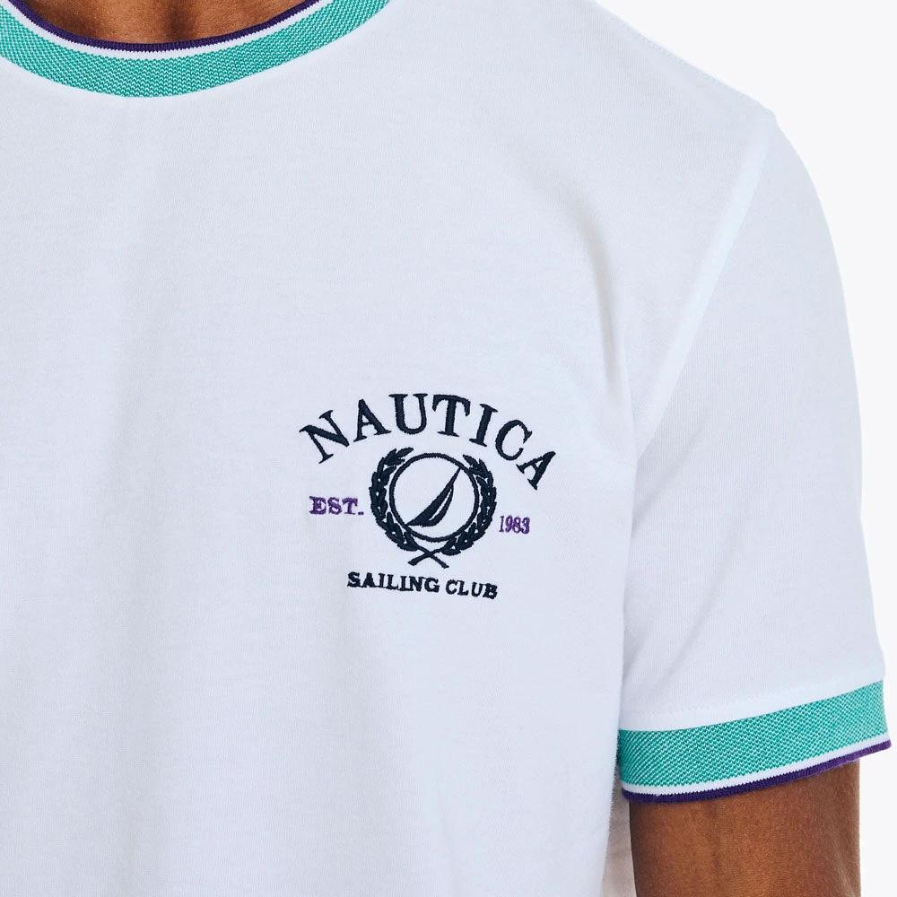 Camiseta Nautica Mangas Cortas Estampada Para Caballeros by Nautica