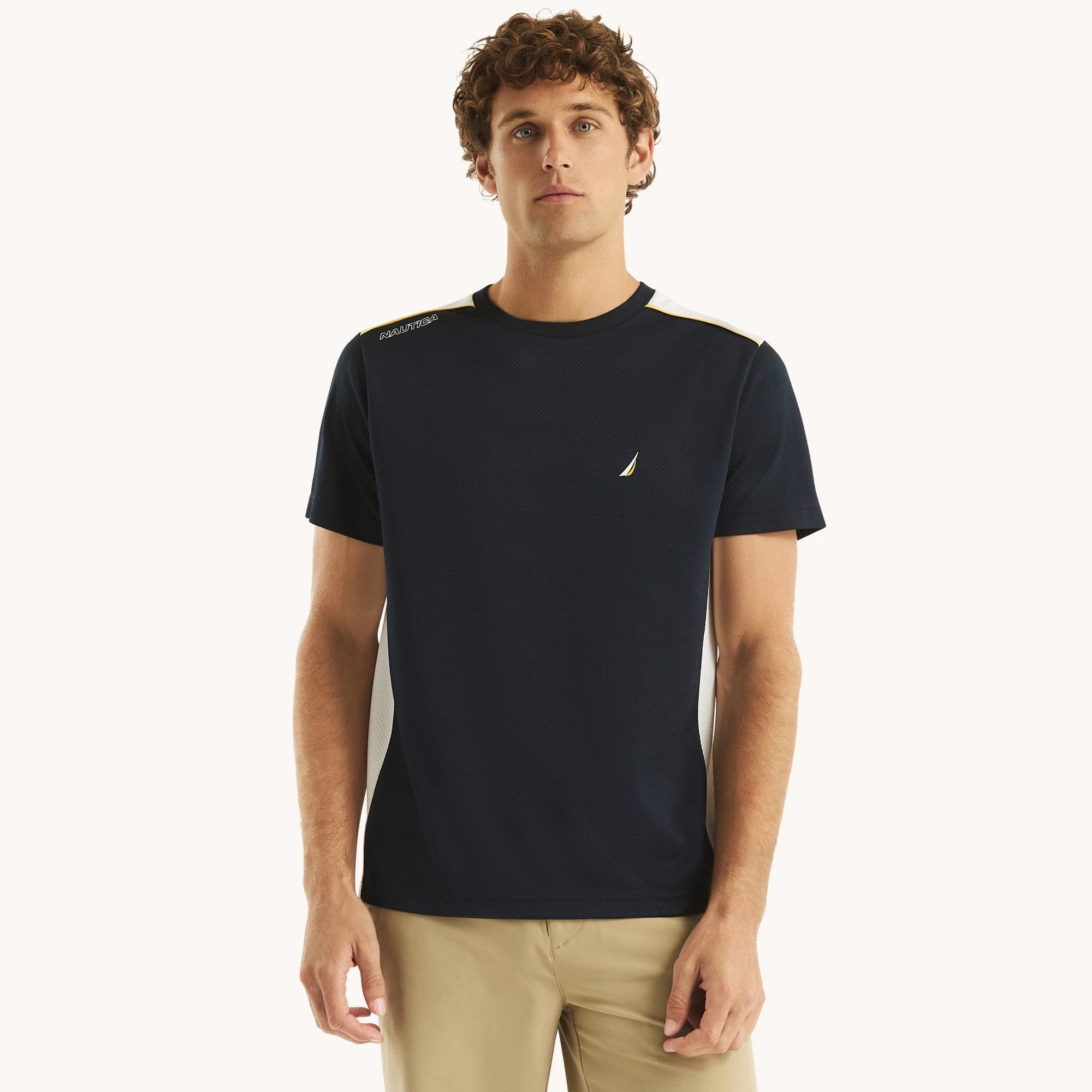 Camiseta Nautica Mangas Cortas Combinado Para Caballeros by Nautica
