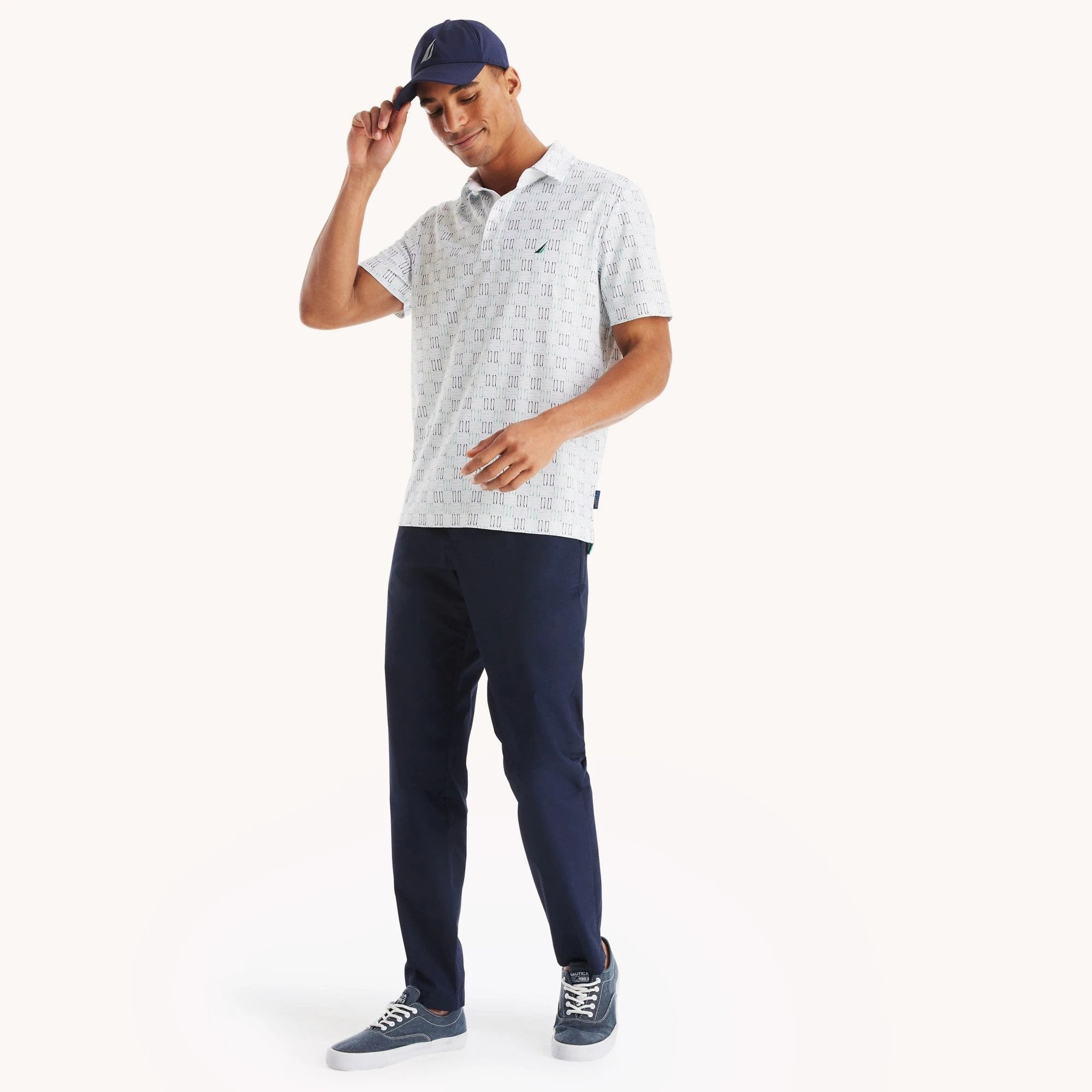 Poloshirt Nautica Mangas Cortas Estampada Para Caballeros by Nautica