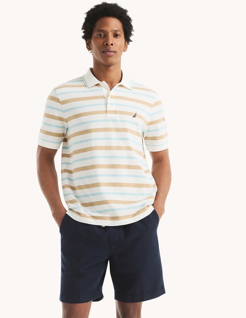 Poloshirt Nautica Mangas Cortas Rayas Para Caballeros by Nautica