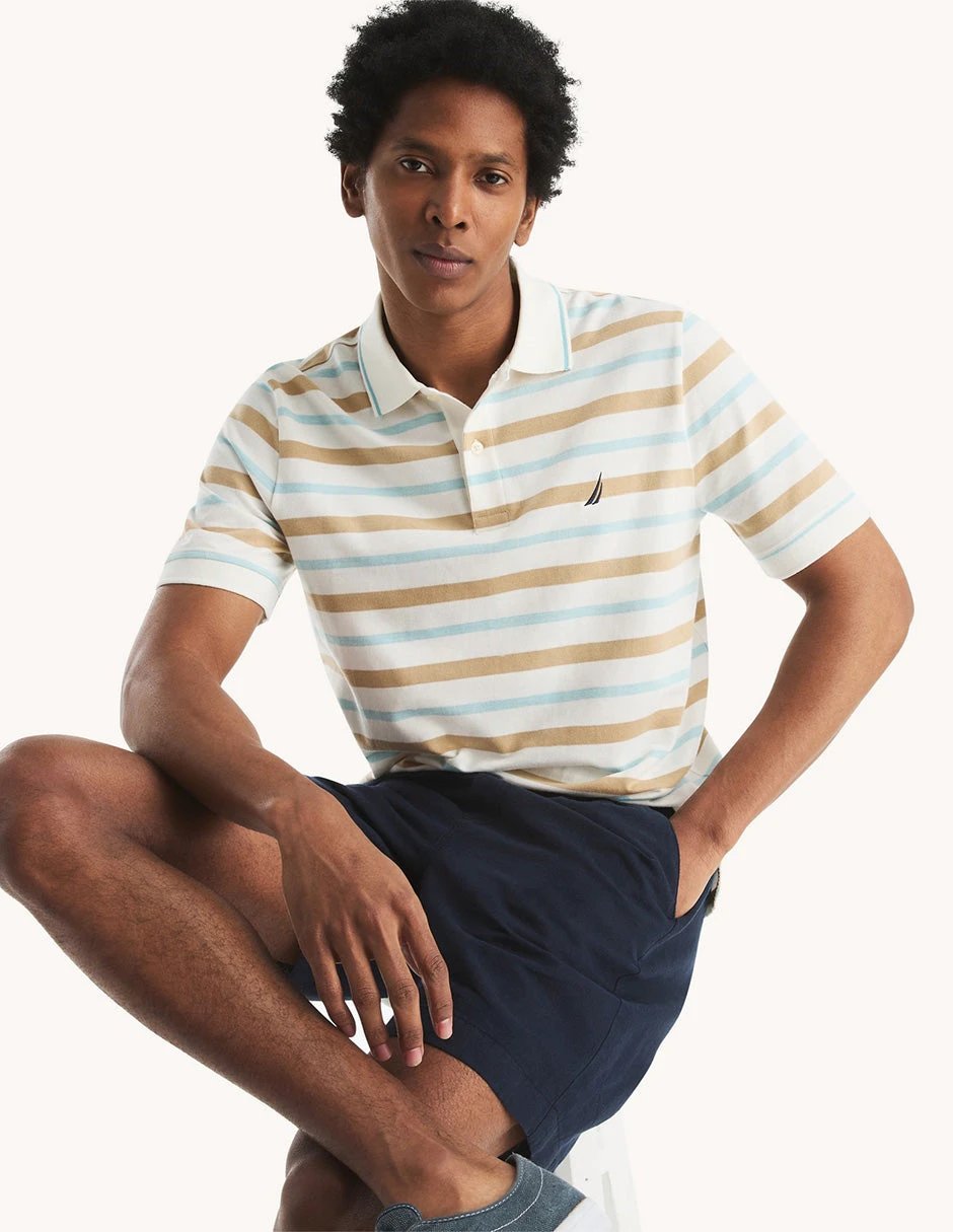 Poloshirt Nautica Mangas Cortas Rayas Para Caballeros by Nautica