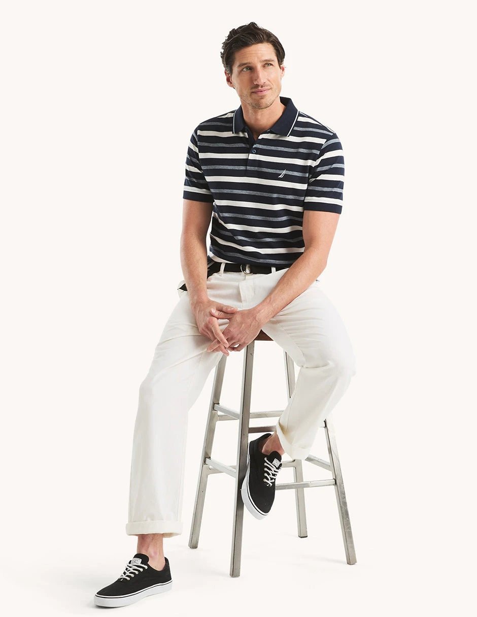 Poloshirt Nautica Mangas Cortas Rayas Para Caballeros by Nautica